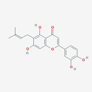 Chemical structure of Gancaonin O