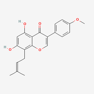 Chemical structure of Gancaonin M
