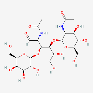 Chemical structure of Galβ(1-3)[GlcNAcβ(1-6)]GalNAc