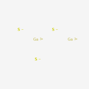 Chemical structure of Gallium(II) sulfide