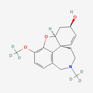 Chemical structure of Galanthamine-d6