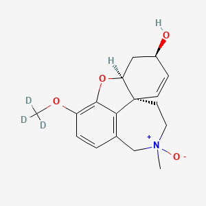 Chemical structure of Galanthamine N-Oxide-d3