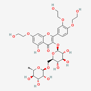 Chemical structure of Gal[2346Ac]α(1-3)Gal[246Ac]-β-MP