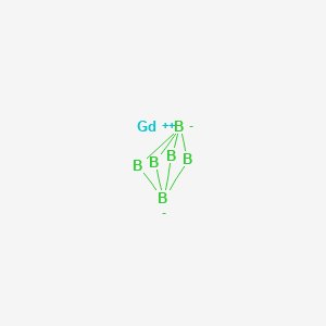 Chemical structure of GADOLINIUM BORIDE