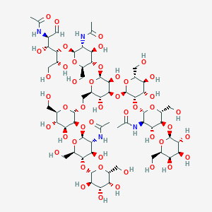Chemical structure of G2 Glycan