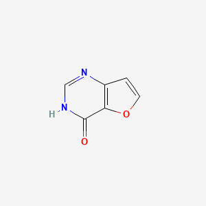 Chemical structure of Furo(3,2-d)pyrimidin-4-ol