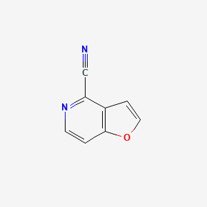 Chemical structure of Furo[3,2-C]Pyridine-4-Carbonitrile