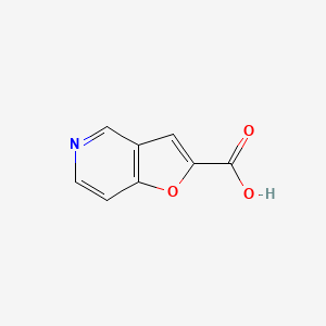 Chemical structure of Furo[3,2-c]pyridine-2-carboxylic acid