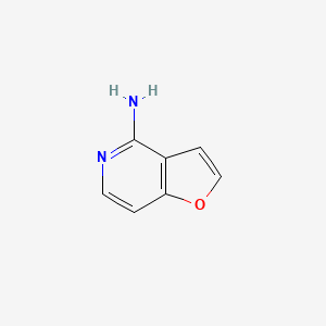 Chemical structure of Furo[3,2-c]pyridin-4-amine