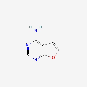 Chemical structure of Furo[2,3-d]pyrimidin-4-amine