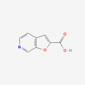 Chemical structure of Furo[2,3-c]pyridine-2-carboxylic acid