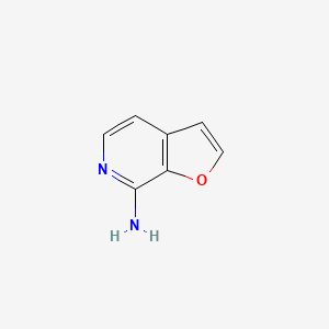 Chemical structure of Furo[2,3-c]pyridin-7-amine