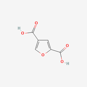 Chemical structure of Furan-2,4-dicarboxylic acid