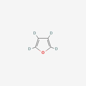 Chemical structure of Furan D4