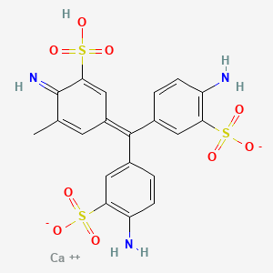 Chemical structure of Fuchsin acid calcium salt