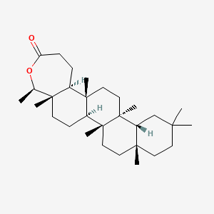 Chemical structure of Friedelin 3,4-lactone