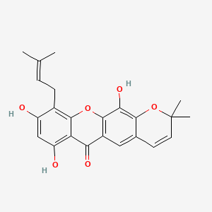 Chemical structure of Formoxanthone A