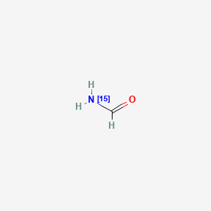Chemical structure of formamide-15N