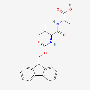 Chemical structure of Fmoc-Val-Ala-OH