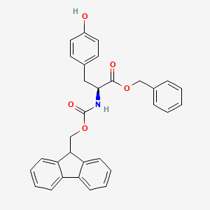 Chemical structure of Fmoc-Tyr-Obzl