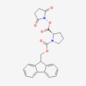 Chemical structure of Fmoc-Pro-OSu