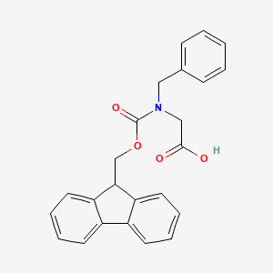 Chemical structure of Fmoc-N-benzylglycine