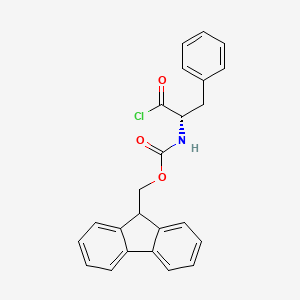 Chemical structure of Fmoc-L-Phe-Cl