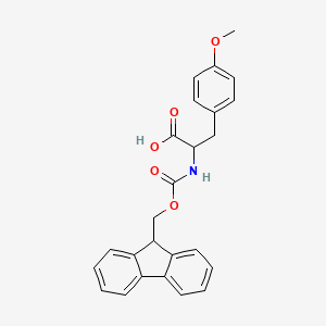 Chemical structure of Fmoc-DL-Tyr(Me)-OH