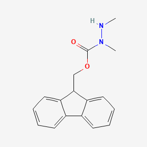 Chemical structure of Fmoc-Dimethylhydrazine