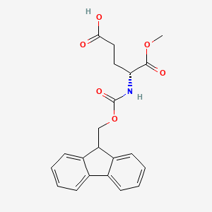 Chemical structure of Fmoc-D-Glu-OMe