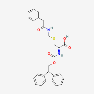 Chemical structure of Fmoc-D-Cys(phacm)