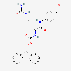 Chemical structure of Fmoc-Cit-PAB-OH