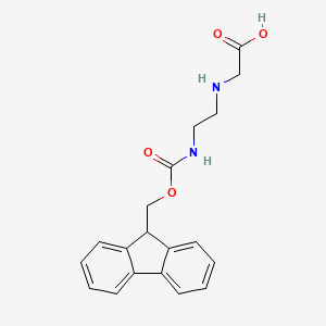 Chemical structure of Fmoc-Aeg-OH