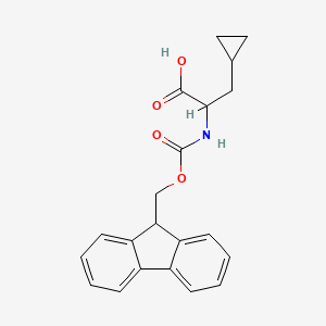 Chemical structure of Fmoc-3-Cyclopropylalanine