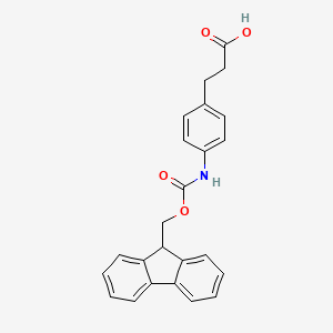 Chemical structure of Fmoc-3-(4-aminophenyl)-propionic Acid