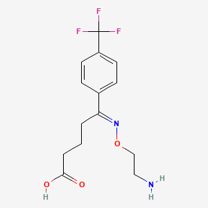 Chemical structure of Fluvoxamine Acid