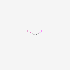 Chemical structure of fluoro(iodo)methane