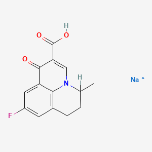 Chemical structure of Flumequine sodium