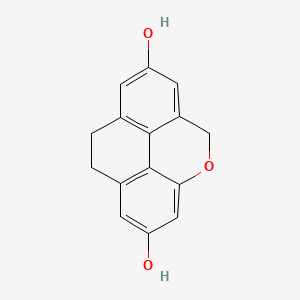 Chemical structure of Flavidin