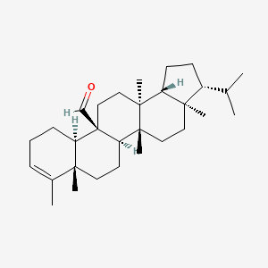 Chemical structure of Filic-3-en-25-al