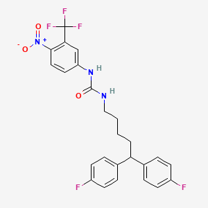Chemical structure of FGFR1 inhibitor-2