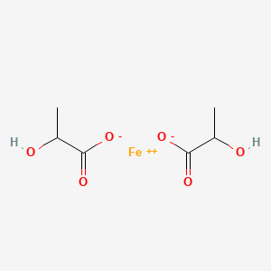 Chemical structure of Ferrous lactate hydrate