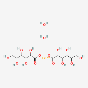 Chemical structure of Ferrous Gluconate Dihydrate