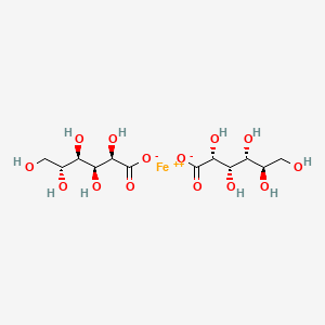 Chemical structure of Ferrous gluconate