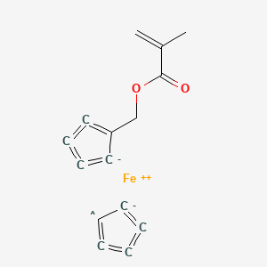 Chemical structure of Ferrocenylmethyl methacrylate