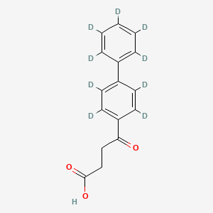 Chemical structure of Fenbufen-d9