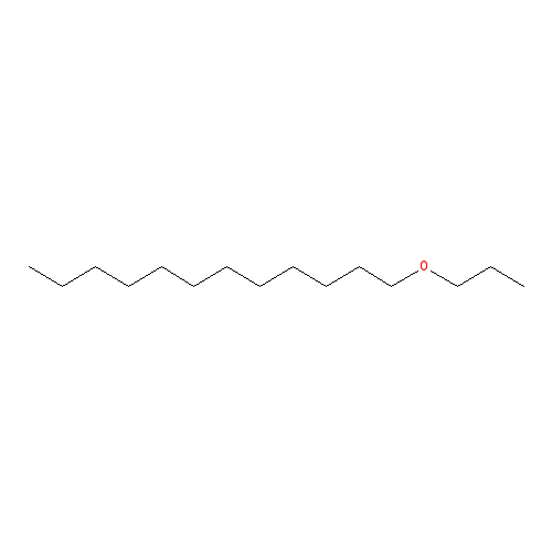 Chemical structure of 1-Propoxydodecane