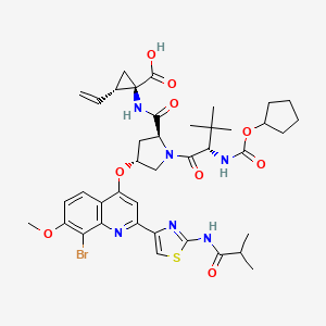 Chemical structure of Faldaprevir