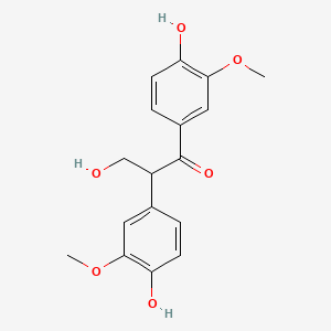 Chemical structure of Evofolin B