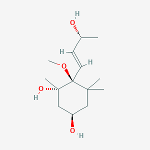 Chemical structure of Euscaphin B